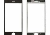Carcasa Sticla+Rama+Oca iPhone 5C Negru